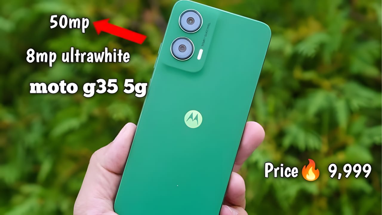 Moto G35 5G: best ever cheapest smartphone with 5000mAh battery and 128GB storage in ₹9999